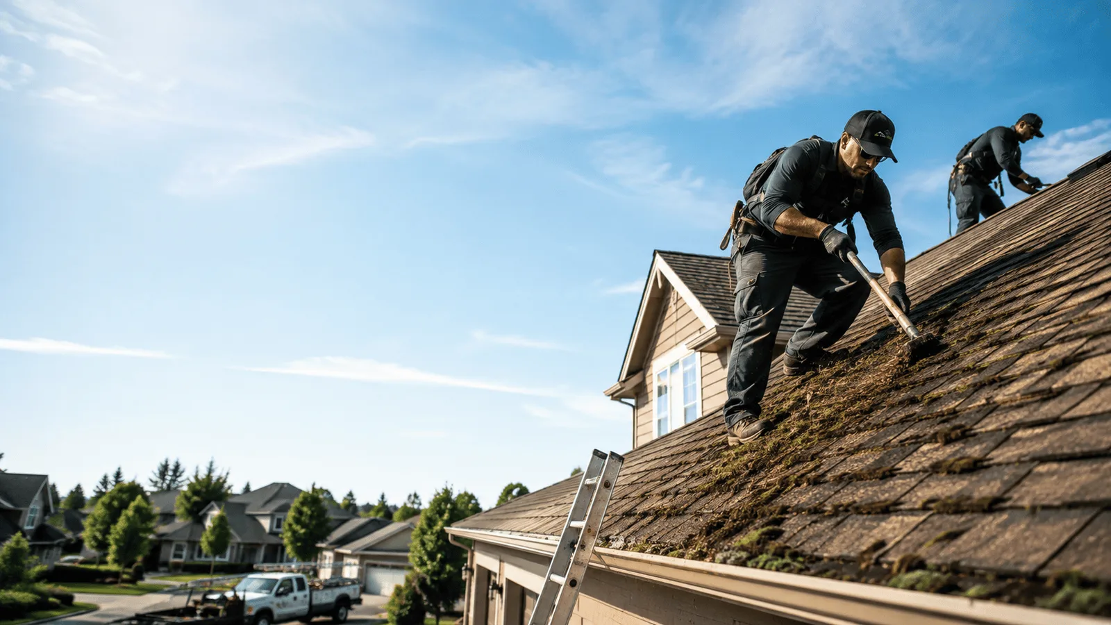 Roof Moss Removal in Huron, IN near me